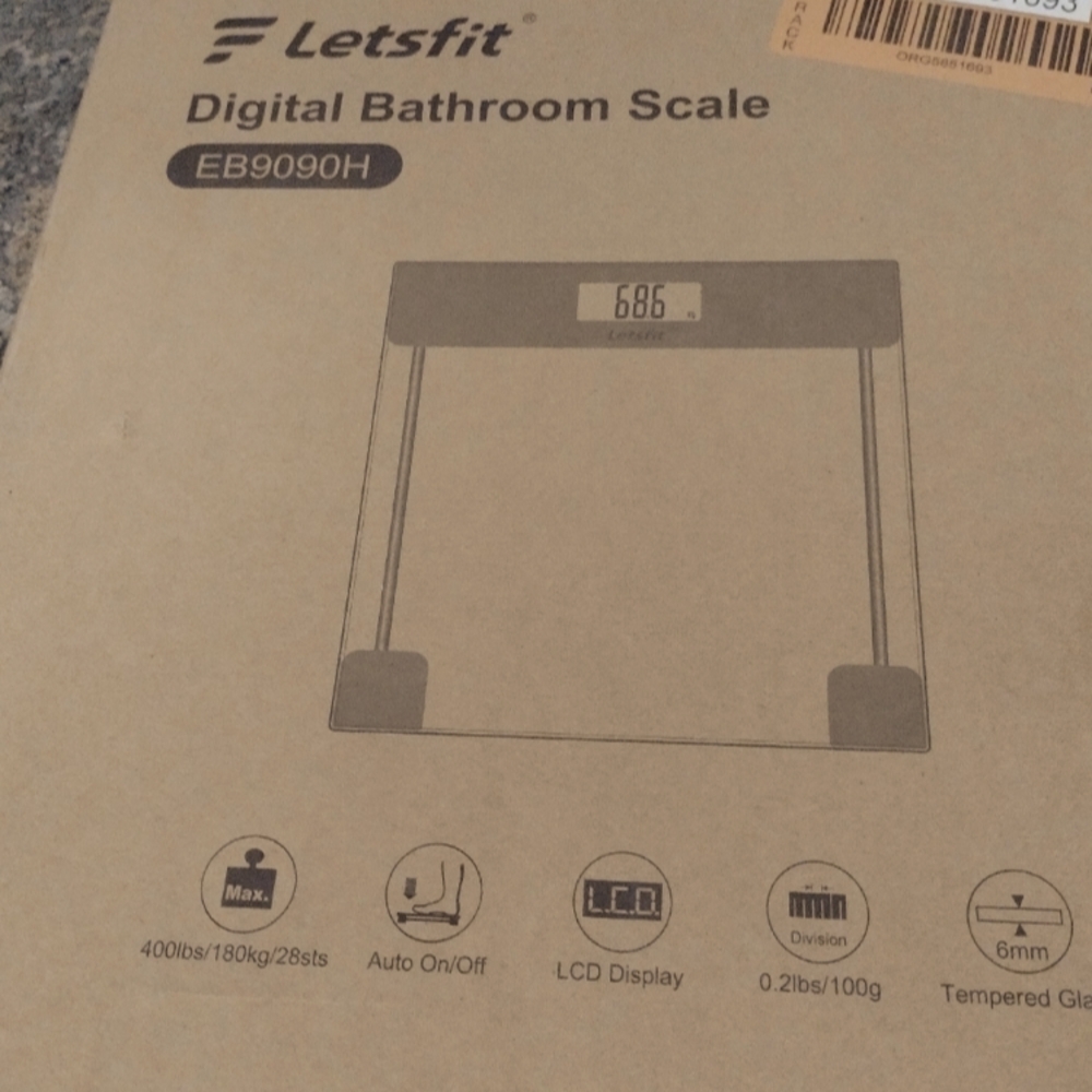 Tempered Glass Digital Scale, 🆕 - Picture 4 of 4